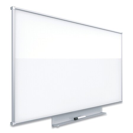 Quartet Silhouette Total Erase Whiteboard, 74 x 42, Silver Aluminum Frame C7442
